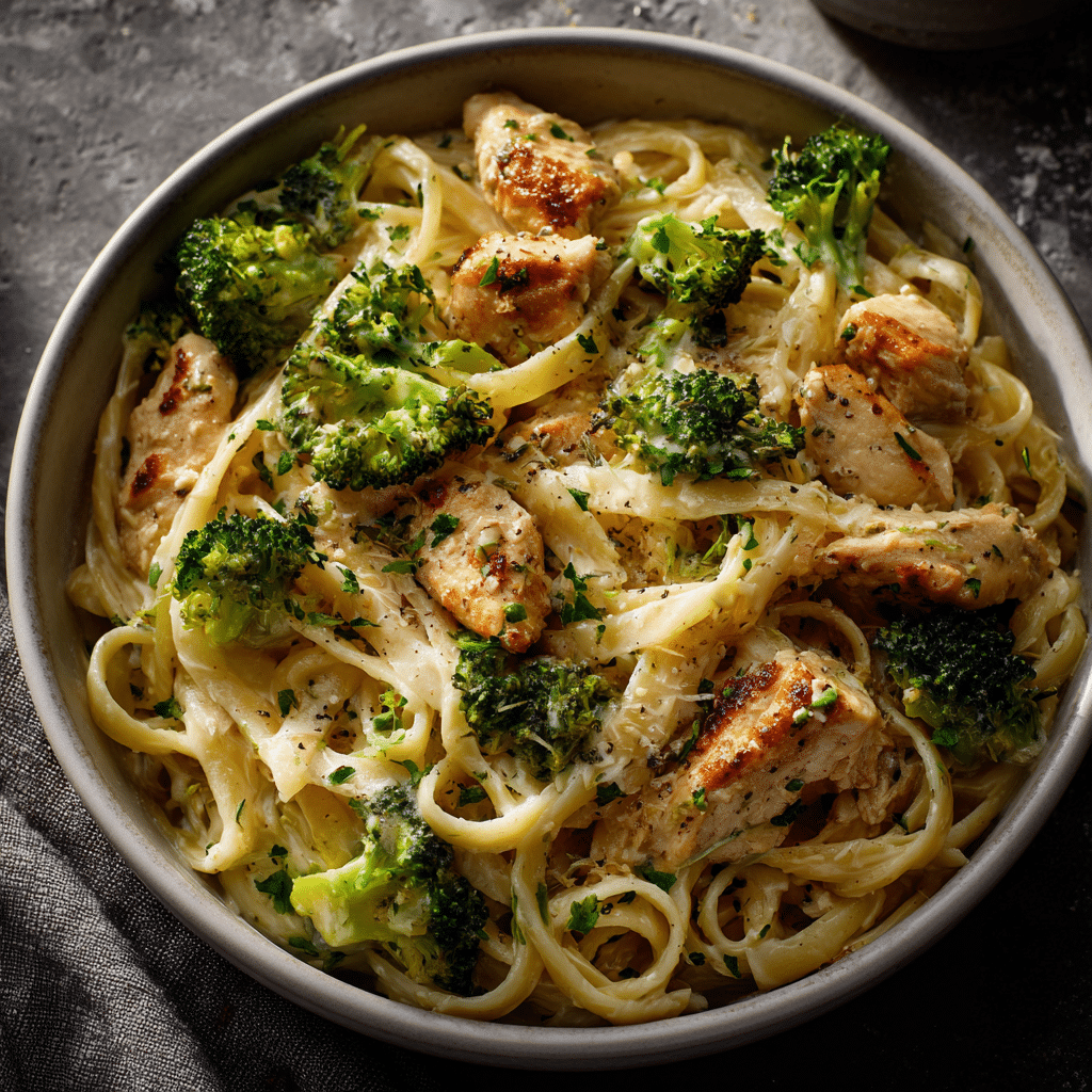 One-Pot Chicken Alfredo with Broccoli – Easy Recipe for Busy Nights 5 Featured image of One-Pot Chicken Alfredo with Broccoli in a creamy sauce